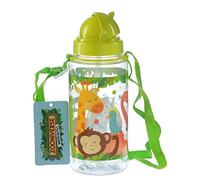 Puckator Bouteille+d%27Eau+%28Gourde%29+450ml+Enfant+Paille%2FCordon-Zooniverse