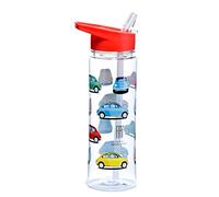 Puckator Bouteille d'eau (Gourde) en Plastique Renforcé 550ml Fiat 500 - Voiture Rétro