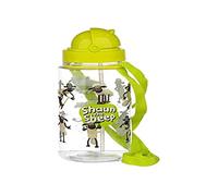 Puckator Bouteille (Gourde) Enfant 450ml avec Paille & Cordon Shaun Le Mouton