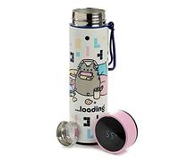 Puckator Bouteille Isolée (Gourde) 450ml Thermomètre Pusheen - Chat