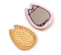 Puckator - Brosse à Cheveux en Bois de Bambou en Forme de Pusheen the Cat, Chat, Accessoires Beauté pour Fille, Fille Femme