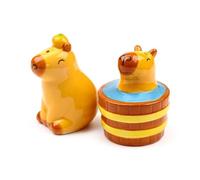 Puckator Ensemble salière et poivrière Capybara en céramique