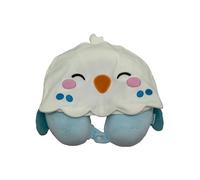 Puckator Coussin de Voyage avec Capuche - Kiki Le Perruche - Hoodeazzz - Animaux Doux