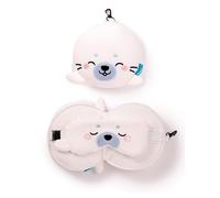 Puckator Coussin de Voyage avec Masque Relaxeazzz - Kai la Phoque
