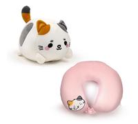 Puckator Coussin de Voyage avec Peluche 2 en 1 - Huck Le Dinosaure - Swapseazzz