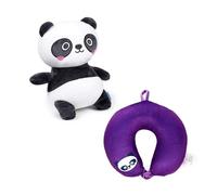Puckator Coussin de Voyage avec Peluche 2 en 1 - Susu Le Panda - Swapseazzz