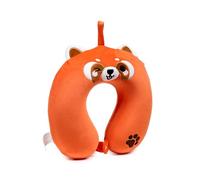 Puckator Coussin de Voyage en Mousse à mémoire de Forme Relaxeazzz - RU, Le Panda Rouge