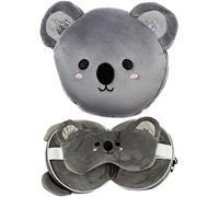 Puckator Coussin de voyage Relaxeazzz peluché 2-en-1 – Koala – Unique