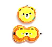 Puckator Coussin Voyage Relaxeazzz Peluché 2-en-1 - Lion