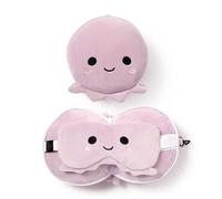 Puckator Coussin Voyage Relaxeazzz Peluché 2-en-1 Octopus - Pieuvre