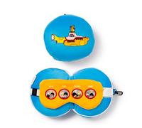 Puckator Coussin Voyage Relaxeazzz Peluché 2-en-1 Yellow Submarine - sous Marin Jaune