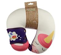 Puckator Coussin Voyage Relaxeazzz Peluché avec Masque - Licorne
