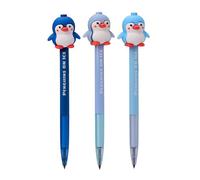Puckator Crayon éternel pingouin - Excellent cadeau pour les étudiants de la part des enseignants - Cadeaux de fin de trimestre pour les élèves - Stylo comme cadeau de classe - Pack de démarrage pour