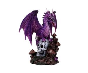 Puckator Dragon Améthyste sur Crâne - Enchanted Nightmare