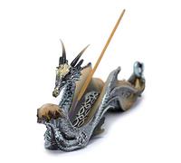 Puckator Attrape-cendres DRG198 Dragon Miroitant 31 x 4,5 x 8 cm Argent métallique