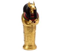 Puckator ES23 Figurine Sarcophage Anubis et Momie Or/Noir