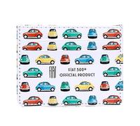 PUCKATOR Etui de Protection sans Contact pour Carte Bancaire Fiat 500-Voiture Rétro Porte-Cartes Adultes Unisexe, Multicolore (Multicolore), Taille Unique