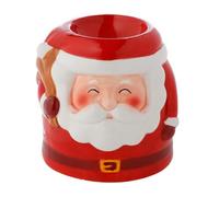 Puckator Festive Friends Brûleur à Huile en Forme de Père Noël en céramique Accessoires de Salon Liquidizer Cire Brûleurs à Huile Essentielle Brûleurs de Cire Porte-Cire Parfum d'ambiance