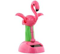 Puckator FF53 Flamant Rose Figurine Solaire Plastique Rose/Vert 7,5 x 6 x 10,5 cm