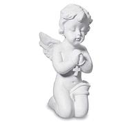 Puckator Figurine chérubin, Ange avec Croix priant à Genoux Statue Statuette Mariage baptême Noël déco 6cm