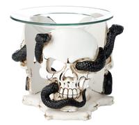 Puckator Figurine Crâne Doré Casque de Biker