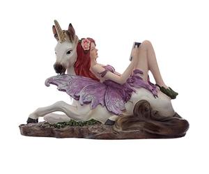 Puckator Figurine Fée - Fleur d'Eté avec Licorne