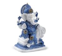 Puckator Figurine Ganesh Blanc & Bleu - Meditation