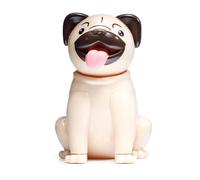 Puckator Figurine Solaire Mopps - Chien Carlin, Unique