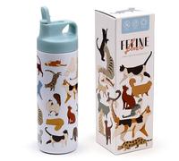 Puckator Gourde isolée Feline Fine Cats 500 ml Chaud et Froid