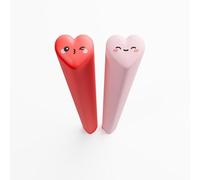 Puckator J'Adoramals Crayon en forme de cœur - Crayons pour enfants - Cadeaux de fin d'année pour enfants - Crayons funky pour enfants filles et garçons - Cadeaux de salle de classe