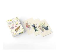 Puckator Jan Pashley Wings & Wildflowers Jeu de cartes standard - Deck Pack de cartes UK - Jeux de société de voyage pour adultes Poker Bridge Canasta enfants 3-5 4 ans