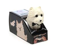 Puckator Jouet extensible pour chien Terrier blanc