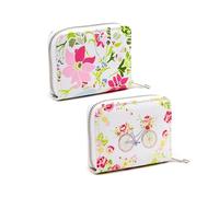 Puckator Julie Dodsworth Petit portefeuille fin avec fermeture éclair sur le pourtour botanique pour femme - Porte-monnaie pour homme et femme - Porte-monnaie pour homme et femme avec fermeture