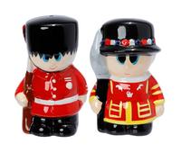 Puckator London Guardsman Beefeater Shakers à Sel & Poivre Céramique Neuf