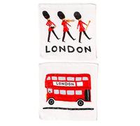 Puckator London Icons Serviette de voyage compressée - Essentiels essentiels de voyage - Kit de gueule de bois - Accessoires indispensables pour les vacances, les voyages, le camping - Mini serviettes