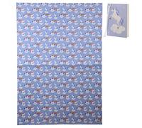 Puckator Lot de 12 Feuilles de Papier Cadeau Licorne avec étiquette Cadeau
