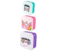 Puckator Lot de 3 Boîtes Repas Volkswagen - Van Bus Combi VW T1 Summer Love M/L/XL