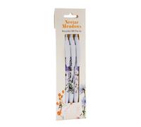 Stylo bille - Encre noire - Rétractable - 3 modèles assortis - Motif abeille et fleurs
