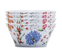 Puckator Lot de 4 bols réutilisables en rPET - abeilles - Nectars