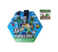 Puckator Minecraft Creeper Puzzle en Forme de 130 pièces - Puzzles de Planches pour Adultes, Enfants, Hommes, pièces - Jeu de mémoire Familial - Puzzles