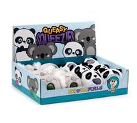 Puckator Mini Peluche à Présser Adoramals-Animaux du Zoo Panda et Koala Jouets Anti-Stress, Multicolore (TY751)