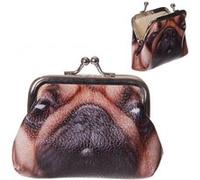 PUCKATOR Mini Porte-monnaie Chien MARRON G