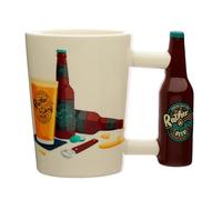 Puckator Mug à Anse Décorée I'd Rather Be Drinking Beer - Pinte de Bière