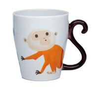 Puckator Mug à Anse Décorée Zooniverse - Queue de Singe