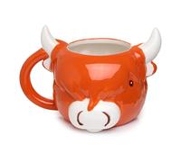 Puckator Mug en Forme de Vache - Highland Coo Cow, Unique