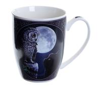 Puckator Mug Hibou et Chat par Lisa Parker MULP40, Noir