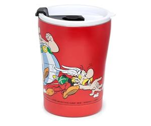 Puckator Mug Thermique ou Tasse Thermique Isolée 300ml Astérix & Obélix - Rouge