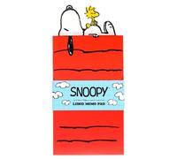 Puckator Peanuts Snoopy & Woodstock Bloc-notes à rabat en forme de petit carnet de notes - Format de poche - Mini bloc-notes pour enfants - Fournitures de rentrée scolaire, planificateurs