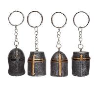 PUCKATOR Porte-clés-Casque de Chevalier Mediéval Mixte Adulte, Multicolore, Taille Unique