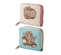 PUCKATOR Porte-Monnaie à Fermeture Eclair Pusheen Foodie-Chat (Petit) Porte-Monnaie pour Adulte, Unisexe, Multicolore (Multicolore), Taille Unique